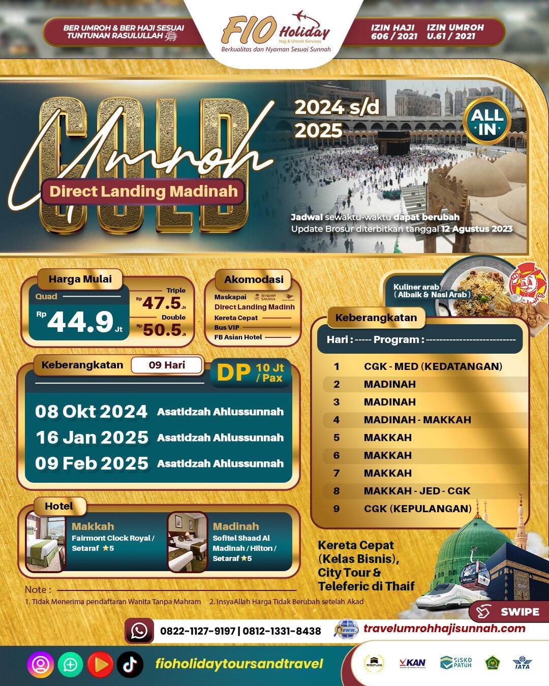 UMROH-gold-premium-vip-hotel-di-tower-zam-zam-murah-travelumrohhajisunnah.com-082211279197