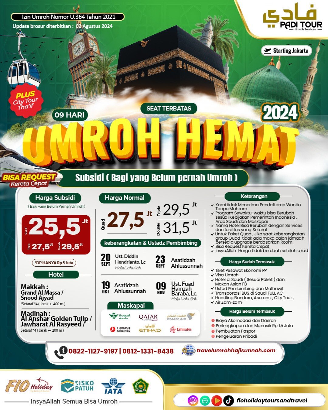 padi-tour-umroh-hemat-9-hari-hotel-pelataran-masjid-travel-umroh-amanah-terpercaya-082211279197